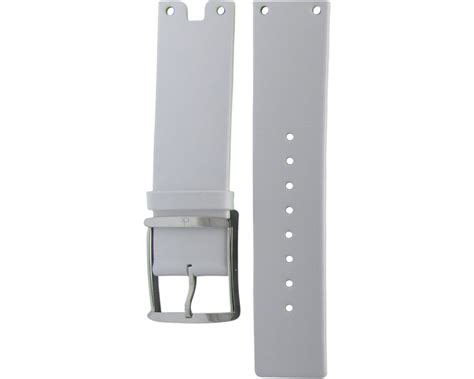 calvin klein glam leather white original watch strap k94231